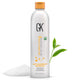 GK Hair Anti-Dandruff Shampoo 250 ml bottle with a green tea sprig and a mound of white lather on white