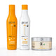 Color Lock Routine: GK Hair Juvexin UV/UVA Shield Shampoo, Shield Conditioner and color masque jar