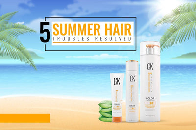 5 Summer Hair Troubles Resolved - GK Hair PK