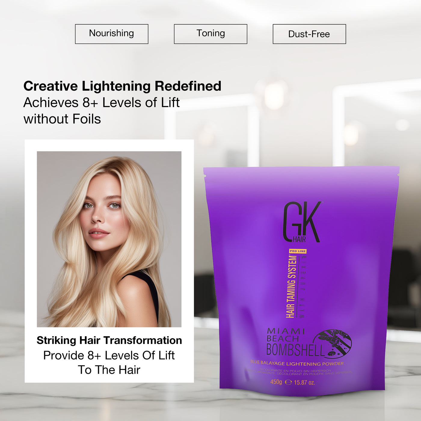 Miami Bombshell Clay Lightening Powder – GK Hair Pakistan