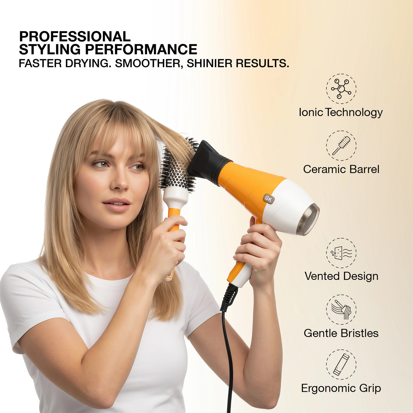 Extra Round Hair Brush – GK Hair Pakistan
